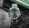 Rolex, Datejust 41,Mint Dial, Stainless Steel, Fluted Bezel, Jubilee Bracelet, 41mm