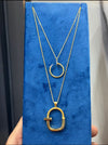 Sets of two Tiffany&Co necklaces(18k)